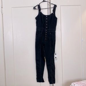 Black Abercrombie & Fitch overalls, size 30